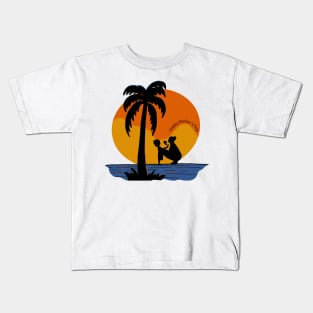 happy mother`s Day withe sunset Kids T-Shirt